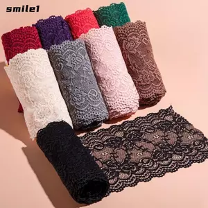 SMILE Trang Phục May Vải, Quần Áo DIY Màu Trơn Ren Hoa Ruy Băng, Trang Trí 3 Mét Rỗng Thêu Ren Viền Vải