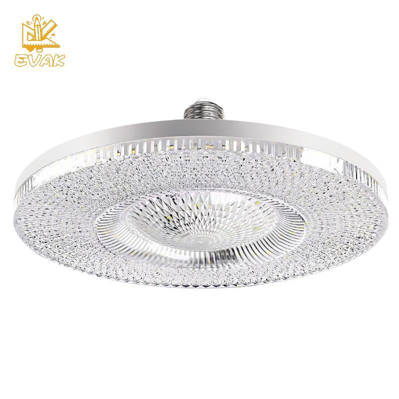 Alittlesetrtu 1 Chiếc Đèn Trần LED Pha Lê UFO, E27 Bóng Đèn Chùm Bảo Vệ Mắt Siêu Sáng VN