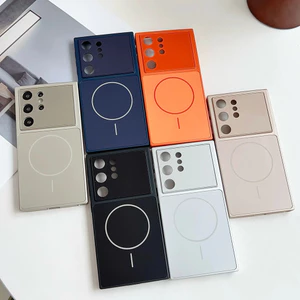 Ốp điện thoại sang trọng và thanh lịch cho magnetic có vòng từ tính bảo vệ ống kính màn hình lớn, bảo vệ camera, bảo vệ toàn diện chống sốc cho Samsung Galaxy S26 Ultra / S26 + / S26 / S25