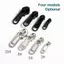 Nhíp 5 / 8 Cái 4 Kích Cỡ Đa Năng Cố Định Tức Thì Dây Kéo Sửa Chữa Thay Thế Thanh Trượt Dây Kéo Để May Quần Áo Túi Hành Lý Sửa Chữa VN