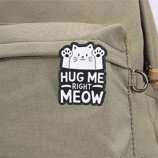 Hoạt Hình Dễ Thương Mèo Men Trâm ‘ Những Ngày Tốt Nhất Ôm Tôi Phải Meow ’ Văn Bản Huy Hiệu Kim Loại Ba Lô Quần Áo Phụ Kiện Quà Tặng Cho Những Người Yêu Mèo