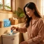 Mới Bồn Cầu Bát Bụi Khối Lớn Bong Bóng Màu Xanh Khử Mùi Hương Tươi Phòng Tắm Viên Vệ Sinh