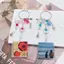 SSVN Thời Trang Đơn Giản Handmade Thẻ Đính Hạt Móc Khóa Mặt Dây Chuyền Dành Cho Nữ Bé Gái Sáng Tạo Bapa Phụ Kiện Trang Trí Quà Tặng.