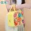 GHX 3D Phim Hoạt Hình Trẻ Em Túi Ăn Trưa Cách Nhiệt Nhôm Lá Chống Thấm Nước Vải Oxford Bento Túi Di Động Dã Ngoại Tote Túi VN