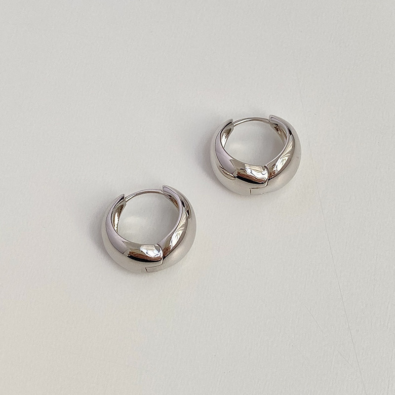 Bông tai thả nước kiểu Pháp thanh lịch và đơn giản bạc s925