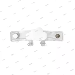 PYCOU 1 Túi Treo Mở Rộng Khóa, Với Đôi D-Rings Túi Trong Suốt Kẹp Dây Đeo, Túi Trang Trí Phong Cách INS Charm Holder Ba Lô
