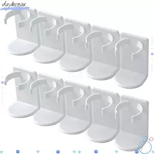 Giá để đồ treo tường DAYBREAK, Kẹp nhựa Giá đỡ bình đựng gia vị treo tường có thể điều chỉnh, Không cần khoan Đa chức năng Giá đựng gia vị tiết kiệm không gian Cửa tủ sắp xếp