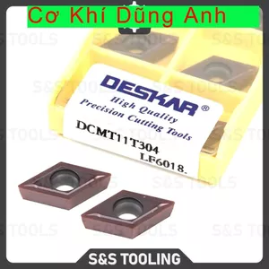 Chíp tiện D11 Deskar DCMT11T304 tiện inox thép ngọt