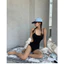 Áo yếm Skinny gợi cảm, đồ bơi và phong cách Bikini