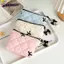AN.MART Nơ Quilted Ví Đựng Tiền Xu Lipsti Túi Bảo Quản Tai Nghe Cáp Dữ Liệu Túi Bảo Quản Mini Nữ Túi Bảo Quản Mỹ Phẩm VN