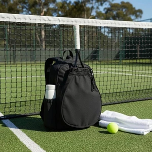 Dây Rút Vợt Ba Lô Có Dây Kéo Ngăn Chính Tennis Ba Lô Vợt Túi Top Mang Tay Cầm Thể Thao Bánh Cho Pickleball