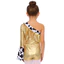 Nyeemya Trẻ Em Bé Gái 2 Chiếc Trang Phục Bò Cô Gái Phương Tây Tay Dài loe Viền Kim Loại Chắp Vá Leotard Đáy Đáy Bấm Nút Body Với Quần Short Eo Cao