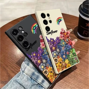 Ins Mùa Hè Hoa Hướng Dương Ốp lưng iPhone 15 14 13 Pro Max 15 14 Plus 13 mini Chống Sốc Mềm TPU Ốp lưng
