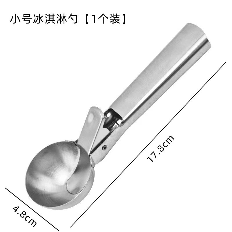 Kem Popsicle Scoop Quả Bóng Muỗng, Thìa Dưa Hấu Bằng Thép Không Gỉ Khuôn Làm Kem