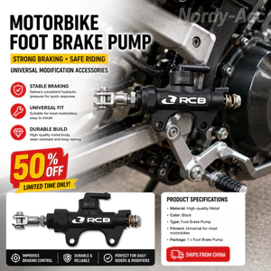 MOTORCYCLE FOOT PHANH MASTER XI LANH BƠM Đa Năng Sửa Đổi Một Từ Bơm Phanh Phụ Kiện Thay Thế