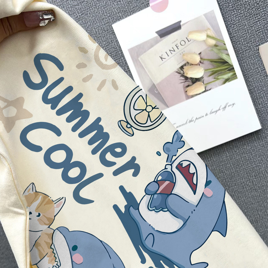 （Giao hàng 24h）Angela áo phông nữ quả mơ cute  mùa hè xinh áo style  hàn quốc  SALMO áo thun local brand