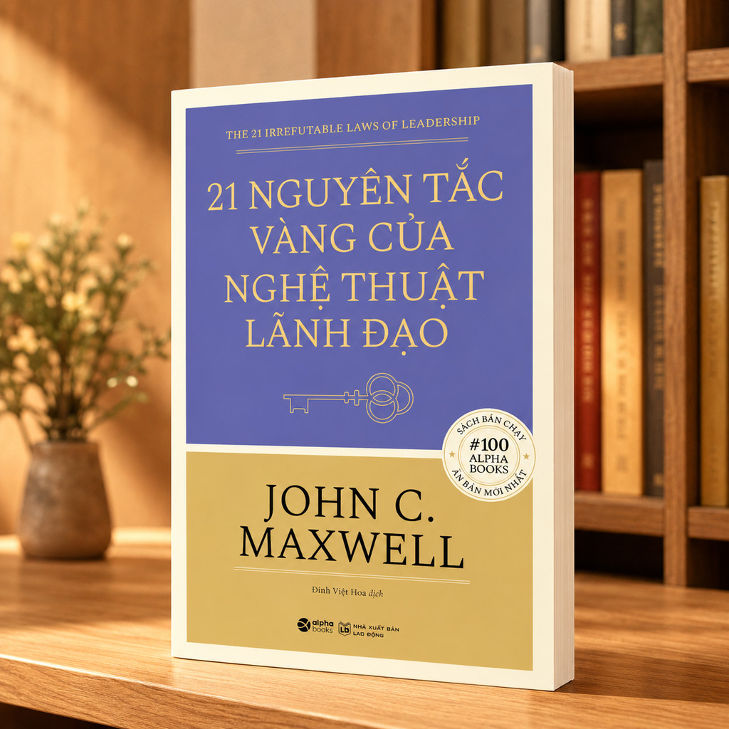 Sách - 21 Nguyên Tắc Vàng Của Nghệ Thuật Lãnh Đạo- John C.Maxwell (Alpha Books)