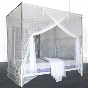 YHMBY1314 Lưới Chống Muỗi Cổ Dày Mã Hóa Hoa Mận Cần Dây Buộc Chống Bụi Top Ký Túc Xá Phòng Ngủ