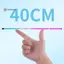 < WHPHous-t > Cần câu ngắn bằng kính thiên văn 40cm Cần câu siêu nhẹ Tay cực ngắn Thanh câu cá mỏng dành cho người lớn Trẻ em dễ cầm Đẹp