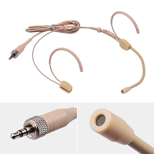 Nhẹ Headworn Tai Nghe Micro Condenser Mic 3.5 Mm Cắm Cho Điện Thoại Thông Minh Máy Ảnh DSLR Máy Quay Máy Tính PC Laptop