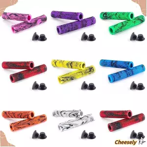Tay lái xe đạp thời trang, cao su chống trơn trượt, thanh cổ dài phù hợp tay cầm 22,2mm