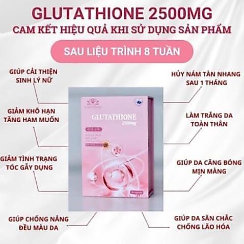 glutathione 2500mg viên ngậm trắng da hủy nám tàn nhang cân bằng nội tiết tố, trẻ hóa nâng cơ Fuhocometics BPC-157 10mg (Liofilizada) com firm Connection Size:1-1/2