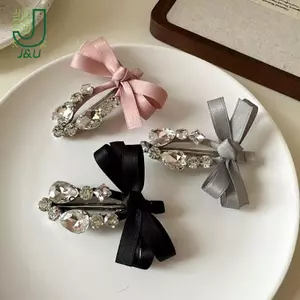 Nơ Kẹp Tóc Pha Lê Nhân Tạo Cho Nữ Bé Gái Kẹp Tóc Ngọt Ngào Thời Trang Đa Năng Kẹp Bên Phụ Kiện Tóc Tinh Tế Quà Tặng
