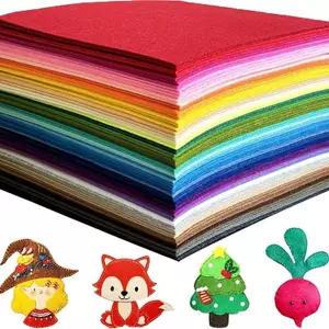 ZK 20 Chiếc Vải Nỉ Mềm 1 Mm Dày 20 Màu DIY Chắp Vá May Thủ Công VN