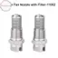 Vòi phun quạt phẳng Houdou 304 HVV-L 2 chiếc Thép không gỉ đầu ra cao cho máy rửa xe Máy tạo độ ẩm phun sương Làm sạch bề mặt VN