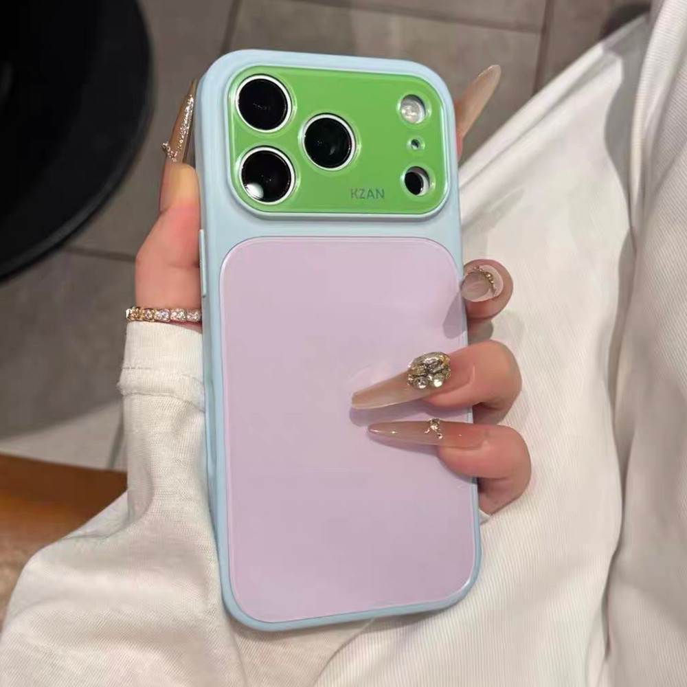 Vỏ máy ảnh thủy tinh Dopamine Vỏ điện thoại cho iPhone 17 Pro Max 16 15 14 13 Vỏ bảo vệ chống sốc