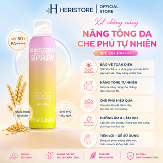 Xịt Chống Nắng Five Grains Pro-Xylane Sunscreen Spray SPF 50+ PA++++ 160mL