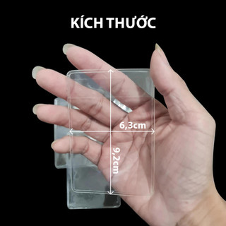 Vỏ Bọc Căn Cước Công Dân Trong Suốt Cao Cấp - Bảo Vệ Thẻ CCCD Khỏi Trầy Xước, Bong Tróc, Thấm Nước