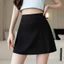 Phong Cách Mùa Hè Ice Silk Đáy Váy Ngắn Nữ Cao Cấp Yoga Thể Thao Váy Size Lớn Xếp Ly Culottes
