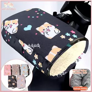 THÊM 1 Cặp Tay Lái Xe Máy Muffs Găng Tay Đi Xe Đạp Mùa Đông Tay Cầm Chống Nước Thanh Mitts Xe Trượt Tuyết E-Bike Xe Máy Găng Tay Nhiệt BSS