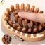 < YEI > Sử dụng tại nhà Bàn chải Massage màu nâu cho cơ thể Kích thích kinh tuyến Làm sạch sâu toàn thân Spa Salon Chăm sóc da Mới