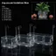LAKAM 1 Cái Hộp Giống, Thìa nở Nhỏ Chiên Bể Cá Hộp Cách Ly, Acrylic Bền Đẹp Bộ Chia Thủy Canh Hộp Thực Vật Thủy Canh Phụ Kiện Bể Cá