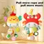 XUAN Giường Bé Treo Dây Rút Cổ Vũ Đồ Chơi Sơ Sinh Lục Lạc Kéo Dây Đồ Chơi Hoạt Hình Động Vật Đồ Chơi Montessori Giáo Dục Đồ Chơi Cho Bé VN