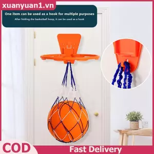 XUAN 1PC An Toàn Trong Nhà Trò Chơi Vui Nhộn Trẻ Em Mini Tập Thể Dục Tại Nhà Bóng Rổ Bộ Khung Tường Đứng Giỏ Nâng Treo Baboard VN