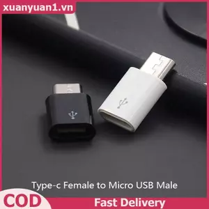XUAN 1 Cái Type C Nữ Sang Micro USB Nam Bộ Chuyển Đổi Kết Nối Cho Điện Thoại Android Adapter VN