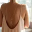 LUImo Đơn Giản Nhiều Lớp Ngọc Trai Ba Thả Dây Xích Nelace Nữ Thời Trang Kim Loại Dài Baless Cơ Thể Dây Xích Cô Dâu Cưới Trang Sức Phụ Kiện SBS