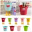 Bút Chì AFTEROF, Hộp Đựng Bút Chì DIY Miệng Lớn, Hoạt Hình Tròn Dễ Thương Dung Tích Lớn Để Bàn Xô Lưu Trữ Học Sinh Văn Phòng Phẩm