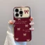 Ốp điện thoại iPhone, phù hợp với iPhone XR 16 11 12 13 14 15 PRO MAX 14 15 16 PULS, họa tiết ruy băng đỏ lễ Phục Sinh,
