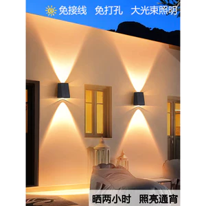 🔥có hàng sẵn🔥đèn tường năng lượng mặt trời trang trí ngoài trời đèn sân vườn năng lượng mặt trời Đèn ngoài trời năng lượng mặt trời Đèn giặt tường Sân ngoài trời Biệt thự chống nước Sân vườn Ngoại thất Tường cảnh quan Đèn tường trang trí