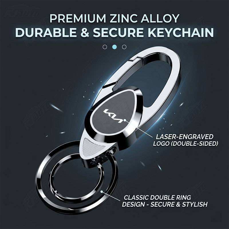 KIA Kn Móc Khóa Kim Loại Xe Thông Tư Đa Năng Chống Mất Móc Khóa Kinh Doanh Cao Cấp Cho Seltos Sportage Sonet Carens Carvinal Forte Cerato Rio Picanto K2 K3 K5