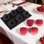 HL 6-Cell Blueberry Hoặc Raspberry Thiết Kế Bánh Mousse Trái Cây Pháp Khuôn Bánh Silicon Khuôn Bánh Pudding Socola Món Tráng Miệng Dụng Cụ Nướng Bánh LMWU