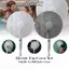 Vỏ bảo vệ quạt FANIELLAPOWELL, Vỏ bảo vệ ngón tay cho trẻ em Vỏ quạt điện đa năng 16 / 18 Inch, Lưới an toàn quạt tròn chống kẹp cho trẻ em bền bỉ