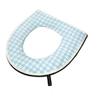 Vỏ bọc bồn cầu bằng vải Cotton, phong cách Hàn Quốc, chặn màu kẻ sọc đa năng, vỏ bồn cầu thoải mái và đa năng