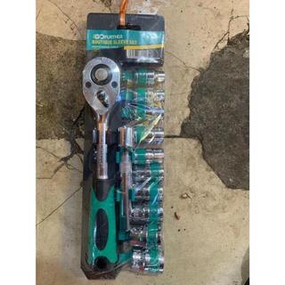 Bộ tuýp 12 chi tiết 1/2 CR-V mở bu lông đa năng sửa chữa ô tô máy móc cần siết 25cm tiện dụng