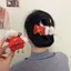 Năm Mới Phong Cách Công Chúa Vui Lòng May Mắn Tóc Sang Trọng Lấy Kẹp Nữ Đỏ Lưng Đầu Tấm Tóc Cá Mập Kẹp Tóc Mũ Đội Đầu CWPD