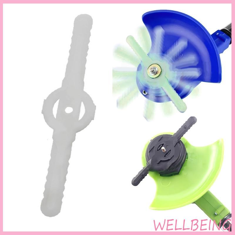 Wellb Bộ 30 lưỡi dao nhựa đáng tin cậy cho máy cắt cỏ và máy cắt cỏ không dây